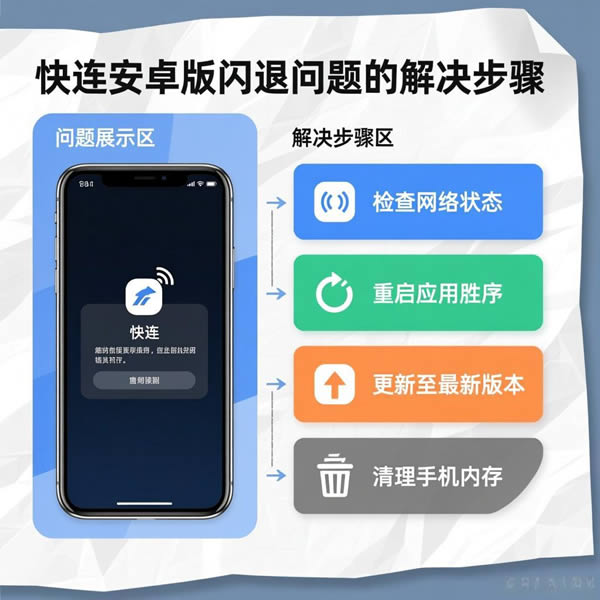 快连安卓版闪退怎么解决? 快连安卓版闪退怎么解决?