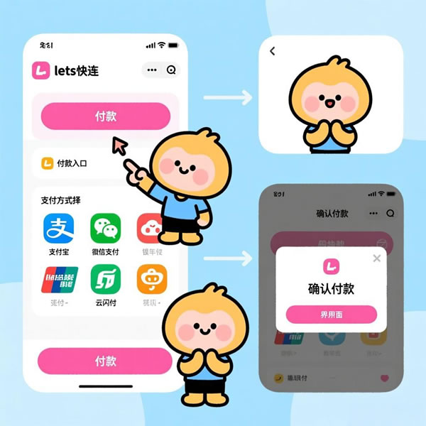 lets快连怎么付款？