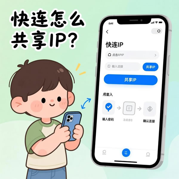 快连怎么共享IP的? 快连怎么共享IP的?