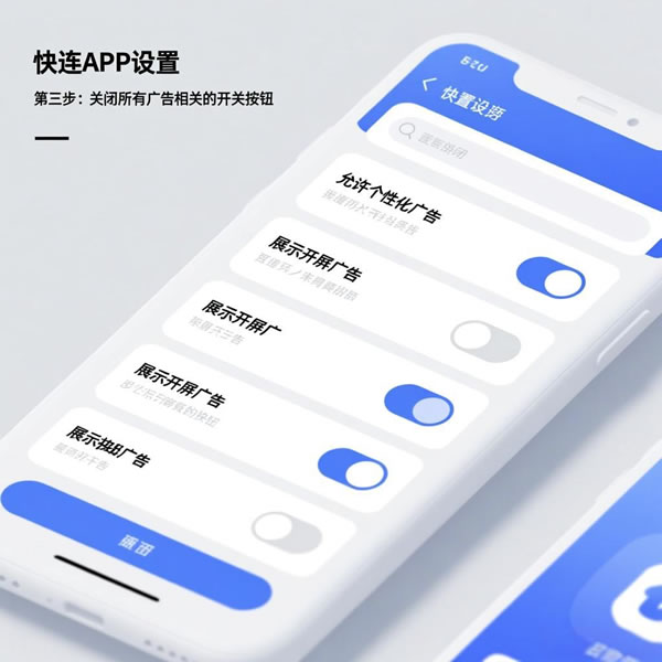 快连怎么减少广告推送？